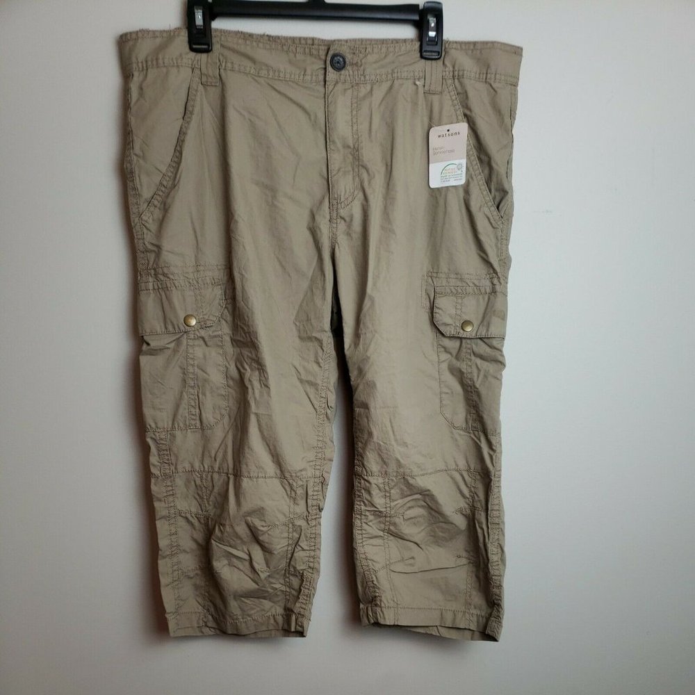 Watsons Casual Apparel Womens Capris Herrn-Sommerhose Tan 39" Waist NWT